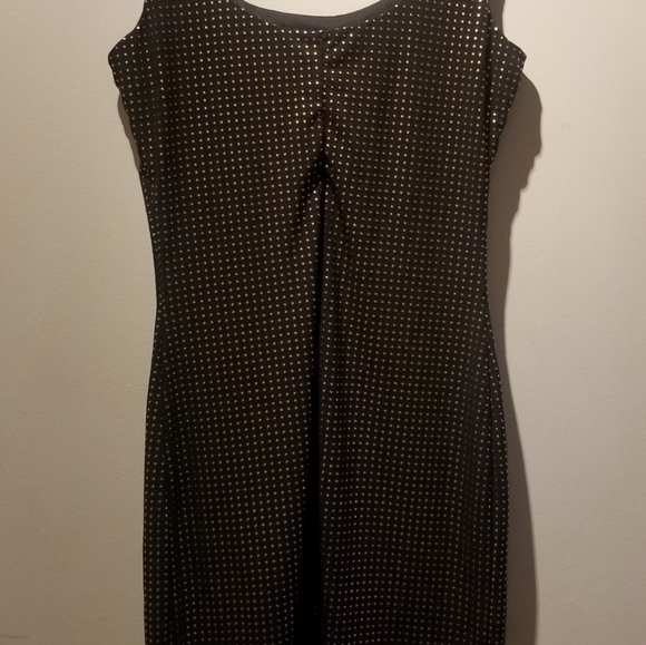 Gold Metallic  Mini Bodcon Dress - Picture 1 of 4